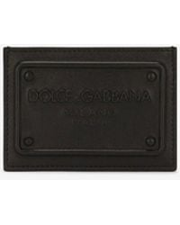 Dolce & Gabbana - Logo-Embossed Calfskin Cardholder - Lyst