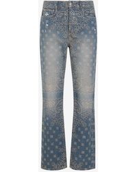 Amiri - Bandana Jacquard Straight Jeans - Lyst