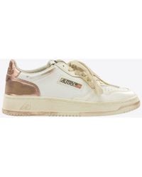 Autry - Medalist Low Super Vintage Leather Sneakers - Lyst