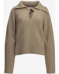 Isabel Marant - Miranda Wool And Cashmere Polo Sweater - Lyst