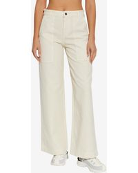 Moncler - Logo Patch Wide-Leg Pants - Lyst
