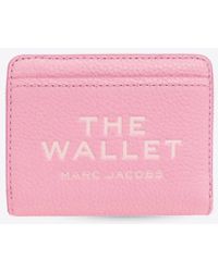 Marc Jacobs - The Mini Grained Leather Compact Wallet - Lyst