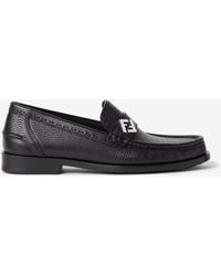 Fendi - Ff Metal Driving Loafers - Lyst