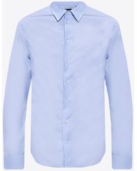 Emporio Armani - Classic Long-Sleeved Shirt - Lyst