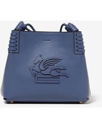 Etro - Mini Libra Calf Leather Crossbody Bag - Lyst