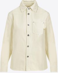 Bottega Veneta - Long-Sleeved Denim Shirt - Lyst