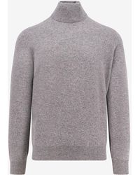Brunello Cucinelli - Cashmere High-Neck Sweater - Lyst