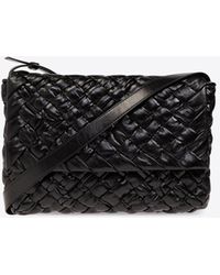 Bottega Veneta - Rumple Intrecciato Leather Messenger Bag - Lyst