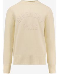 Givenchy - Logo Embossed Crewneck Sweater - Lyst