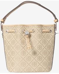 Tory Burch - T Monogram Jacquard Bucket Bag - Lyst