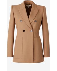 Chloé - Wool Double-Breasted Blazer - Lyst
