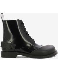 Loewe - Campo Lace-Up Boots - Lyst