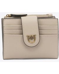 Pinko - Leather Bi-Fold Wallet - Lyst