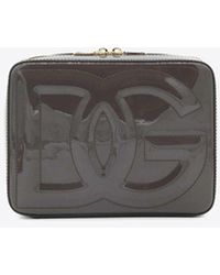 Dolce & Gabbana - Medium Dg Logo Crossbody Bag In Patent Leather - Lyst