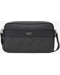 Ferragamo - Monogram Jacquard Messenger Bag - Lyst