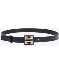 Givenchy - 4G-Buckle Leather Belt - Lyst