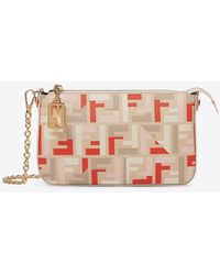 Fendi - Monogram Clutch Bag - Lyst