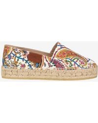 Etro - Paisley Print Espadrilles - Lyst
