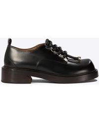 McQueen - Leather Derby - Lyst