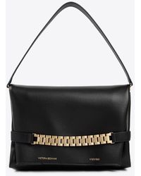 Victoria Beckham - Chain Nappa Leather Pouch With Strap - Lyst