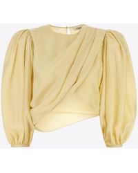 Chloé - Draped Top - Lyst