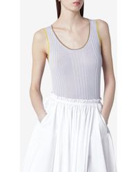 Roberto Collina - Ribbed Knit Tank Top - Lyst
