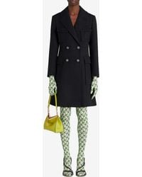 Etro - Double-Breasted Wool Coat - Lyst