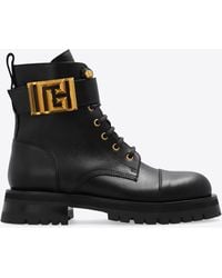 Balmain - 'Combat' Boots - Lyst