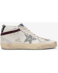 Golden Goose - Mid Star Leather High-Top Sneakers - Lyst