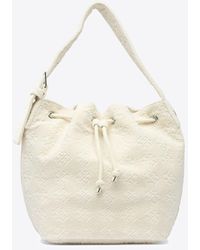Tory Burch - Oversized T Monogram Terry Bucket Bag - Lyst