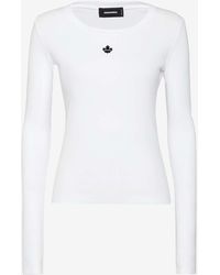 DSquared² - Icon Long-Sleeved T-Shirt - Lyst