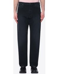 Prada - Straight-Leg Washed Jeans - Lyst