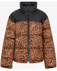 Vetements - Leopard Logo Puffer Jacket - Lyst