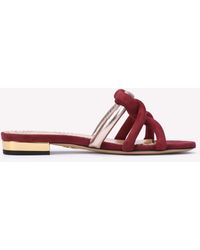 Charlotte Olympia - Thalia Entwined Slip-On Flats - Lyst