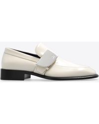 Burberry - Shield Calf Leather Loafers - Lyst
