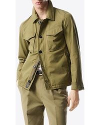 Tom Ford - Pointed-Collar Cotton Field Jacket - Lyst