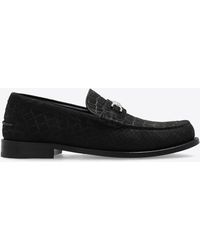 Versace - Medusa '95 Croc-Embossed Leather Loafers - Lyst