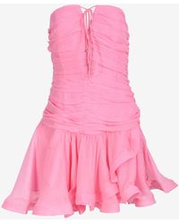 Elliatt - Ontario Halterneck Ruched Mini Dress - Lyst