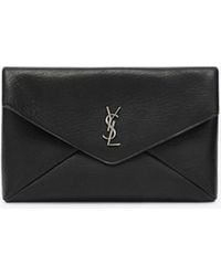 Saint Laurent - Large Cassandre Envelope Pouch Bag - Lyst