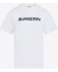 Burberry - Logo Print Short-Sleeved T-Shirt - Lyst