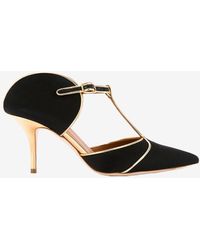 Malone Souliers - Imogen 70 Suede T-Strap Mules - Lyst
