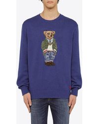 Polo Ralph Lauren - Polo Bear Intarsia Knit Sweater - Lyst
