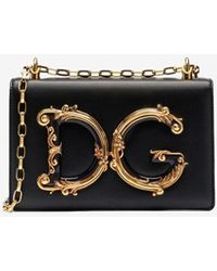 Dolce & Gabbana - Dg Nappa Leather Chain Shoulder Bag - Lyst