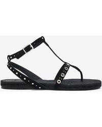 Castañer - Pati Suede Flat Sandals - Lyst