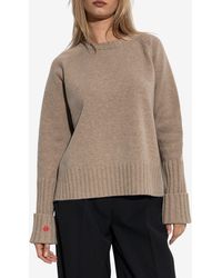 Tory Burch - Wool Knit Sweater - Lyst
