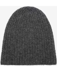 Roberto Collina - Cashmere And Silk Ribbed Beanie - Lyst