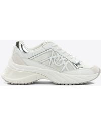 Pinko - Leather Low-Top Sneakers - Lyst
