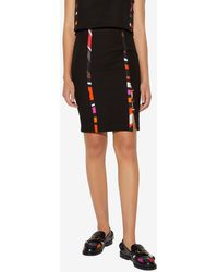 Emilio Pucci - Mini Pencil Skirt With Marmo Inserts - Lyst