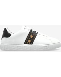 Versace - Sports Shoes With Logo - Lyst