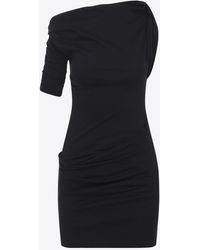 Jacquemus - The Drapeado Cotton Mini Dress - Lyst